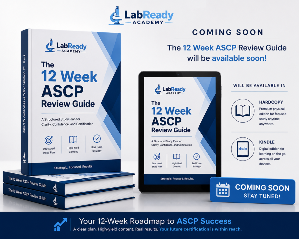12 weeks ascp study guide mockup